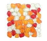 CASA - POADOR BORDÜRE Glasmosaik Roma Polygonal Soft Glas Orange Rot milchig 1 x Quadrat glatt