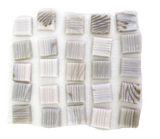 Glasmosaiksteine Grau 650 g marmoriert glatt 220 St Basteln Mosaik 20 x 20 cm
