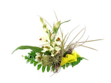CASA - POADOR ORCHIDEENGESTECK Seide Kunstblumen Ellipsenform Blumengesteck