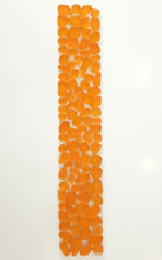 BORDÜRE Casa-Poador Glasmosaik Polygonal Orange 1 Streifen matt unregelmäßig