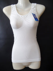 Bauch Weg Hemd 3 er Set Vorteilspack M/ L Seamless Weiß Träger Sport E & F