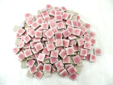 Mosaiksteine 2 kg Rosa medium Feinsteinzeug Akelei 255 Steine Basteln Mosaik