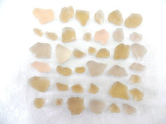 Casa-Poador Mosaiksteine Crush-Glas Beige Lachs Mix matt unregemäßig 650 g