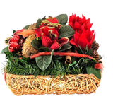 CASA - POADOR WEIHNACHTSGESTECK künstliche Accessoires Zapfen Tanne Kugeln