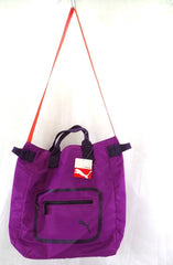 Puma Dazzle Shoppe Lila Sporttasche Freizeit Tasche Sport Lifestyle Black berry