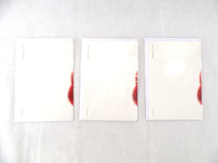 3 - er Set Karten Rote Rose Fleurop Edition Gruß- Glückwunschkarten Blumen