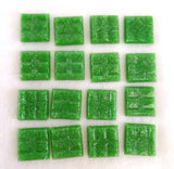 Glasmosaiksteine 650 g Kleeblatt grün 20 x 20 x 4 mm 220 Steine Basteln Mosaik