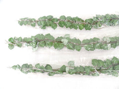 3 x Künstliche Ranken Busch Zweig grün Blätter Textil Dekoration 65 cm Lang