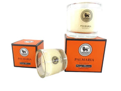 Palmaria Mallorca Duftkerzen Flor de Naranjo Set 1x 130 g ca. 9 x 7,5 cm + 1 x 55g ca. 6 x6,5cm