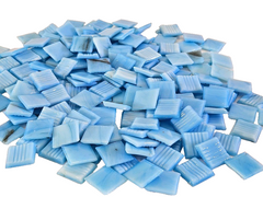 Mosaiksteine 500 g hellblau marmoriert 20 x 20 x 4 mm 100 Steine in Tüte Basteln