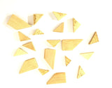 BASTELHOLZ DREIECKE 500 g Spielen Basteln Verzieren Dekorieren Spiele Holz hell