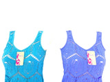 TOP TRÄGERTOP M / L Vorteilspack 2 er Set Türkis Blau B & X Figurbetont Stretch