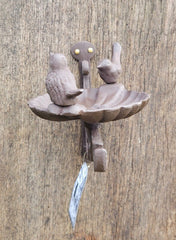 Vogeltränke Haken Futterschale Guss Vogelbad Gartendeko Vogelbad Geschenk