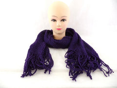 Schal Tuch Lila Länge 160 cm 100 % Acrylic Highlight Company