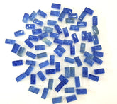 Mosaiksteine Waterdrops Blau Bubble Dream 500 g glatt Rechteck Mosaik