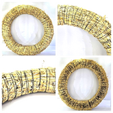 Casa - Poador Strohkranz Ø 120 cm Strohringe Strohkranz Strohrömer Rohling Natur