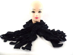 Schal dunkelblau Strick - Häckelschal 160 x 60 cm 100 % Acrylic Antonio Fransen