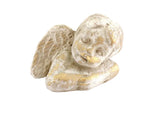 ENGELFIGUR ENGEL 3 STÜCK patiniert goldfarben 7,5 cm x 6 x 5,5 cm Weihnachten Deko klein