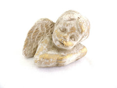 3 Engel Engelfigur patiniert goldfarben 7,5 cm x 6 x 5,5 cm Weihnachten Deko kl.