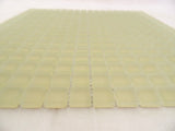 Glasmosaik Fliesen Creme gelblich matt Matte 30 x 30 cm 324 Steine