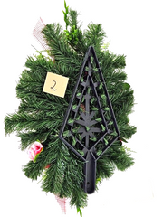 Casa - Poador Grabschmuck Rosa Exoten künstlich Totensonntag Friedhof