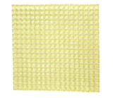 Glasmosaik Fliesen Creme gelblich glänzend 1 Fliesenmatte 324 Steine