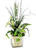 CASA - POADOR GESTECK Maiglöckchen Kunstblumen Glas künstlich Geschenk Deko