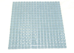 Glasmosaik Fliesen Grau glänzend Matte 30 x 30 cm 324 Steinchen