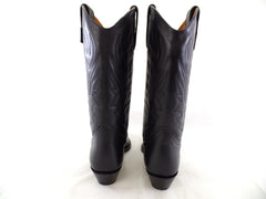 Westernstiefel 37 Schwarz UK 4 Cowboystiefel Echtledersohle spitz Labor