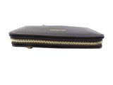GELDBÖRSE PORTMONAIE Wallet Schwarz Etui New Design Querformat Fee Anhänger
