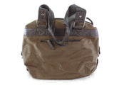 GEOSS TASCHE BRAUN Schultertasche Reißverschluss Damentasche
