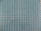 Glasmosaik Fliesen dunkeltürkis matt Matte 30 x 30 cm