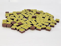 Casa-Poador Mosaiksteine Lime gelb grün matt mini Tüte ca100 Steine Basten DIY