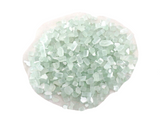 Mosaik 650 g tranzparent matt unregelmäßig Crush Glas Milchglas 630 Steine Glas