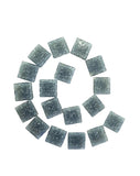 CASA - POADOR MOSAIKSTEINE Grau Glas 650 g 10 x 10 x 4 mm Basteln DIY Mosaik BOX
