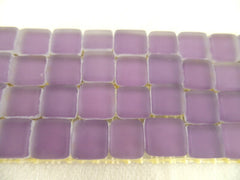 BORDÜRE Glasmosaik Lila Flieder matt Borde 1 x Streifen 92 Steine unregelmäßig