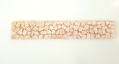 BORDÜRE Casa-Poador Glasmosaik Polygonal Orange 1 Streifen matt unregelmäßig