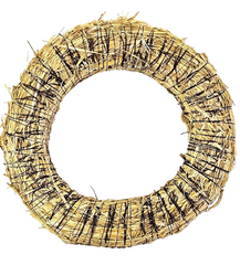 Casa-Poador Strohkranz- Ø70cm Strohringe Strohrömer Rohling Kranz Natur Deko