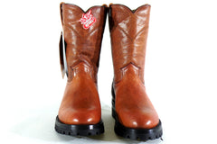 Stiefel EU 38,5 Braun Arbeitsschuh Western Rudel Herren