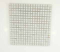 Glasmosaik Fliesen Honey glänzend 1 Fliesenmatte 324 Steine