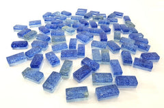 Mosaiksteine Waterdrops Blau Bubble Dream 500 g glatt Rechteck Mosaik