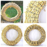 Casa - Poador Strohkranz Ø 100 cm Strohringe Strohkranz Strohrömer Rohling Natur