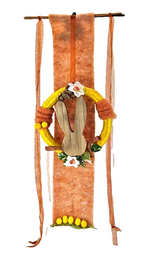 Casa-Poador Kranz Tür Wand Kranz künstlich Osterhase Osterglocken Geschenk