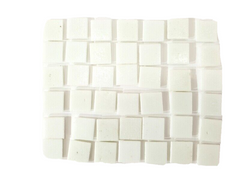 Mosaiksteine 500 g Mix 4 Farben Weiß Beige Lachs Lila 168 Steine Basteln