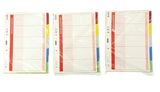 BRUNNEN REGISTER 3 x 5-teilig A4 Folie Inhaltsverzeichnis