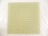 Glasmosaik Fliesen Creme gelblich matt Matte 30 x 30 cm 324 Steine
