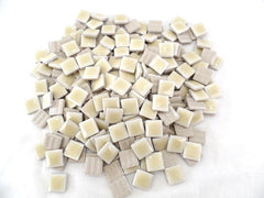 Mosaiksteine 2 kg hell Beige Feinsteinzeug 255 Steine Basteln Mosaik