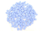 Glasmosaiksteine 650 g Kristallblau 20 x 20 x 4 mm 220 Steine Basteln Mosaik