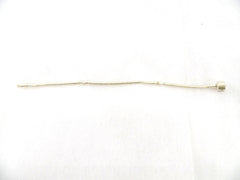 Armband Beadsarmband 17 cm Clipverschluß 2 Lila Glasperlen ohne Innengewinde