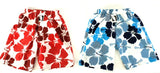 Badehosen Kinder 3 für 2 Badeshorts 128 -140 Hibiskus Shorts geblümt Kinder